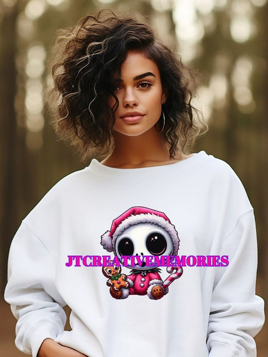 Baby Jack Christmas Sweathshirt | Jack and Sally Sweatshirt | Family Matching Sweatshirt | Nightmare Before Christmas Crewneck