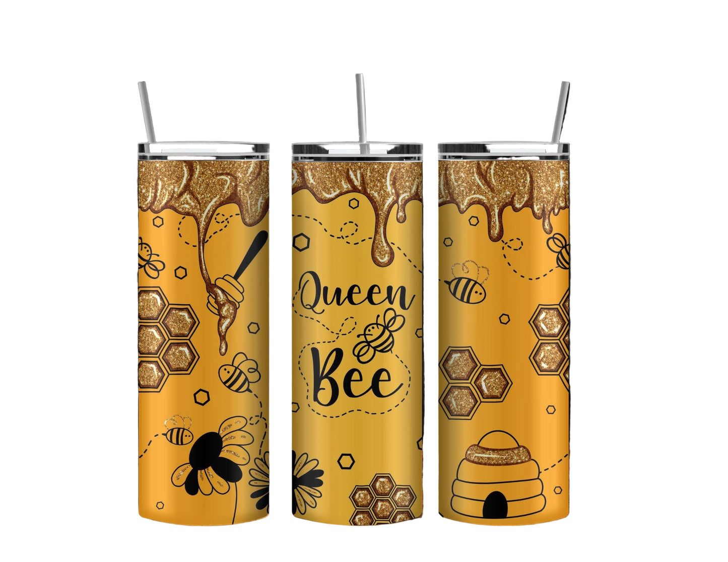 Queen of a Bee 20 oz Inspired Tumbler