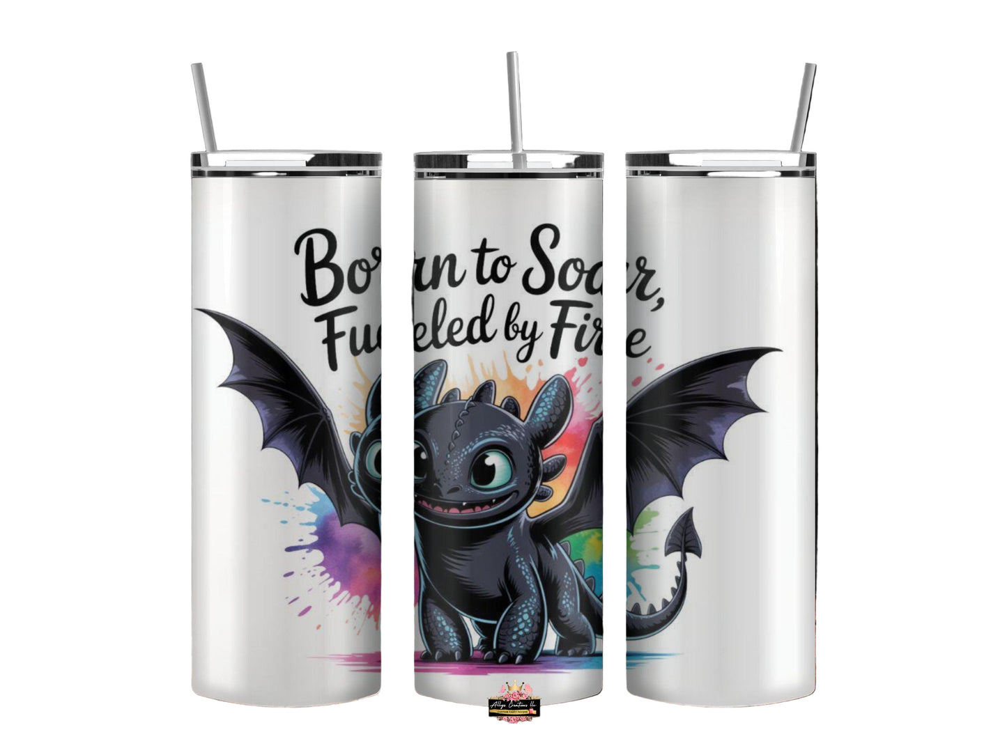 Toothless born to soar 20 oz Inspired Tumbler