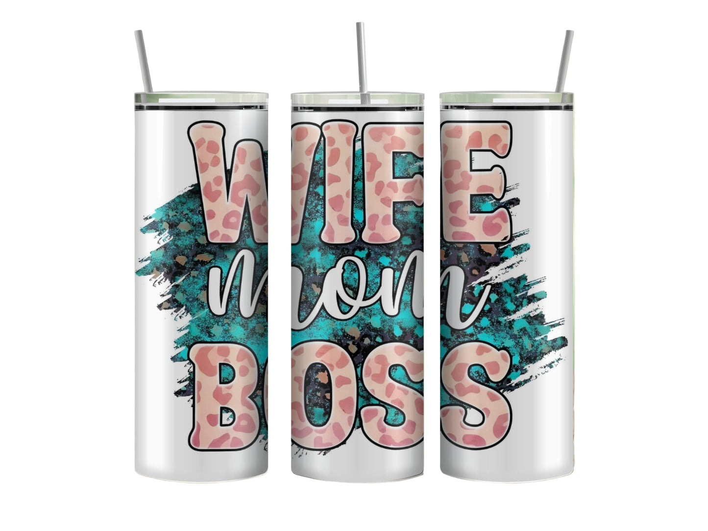 Wife Mom Boss 20 oz Inspired Tumbler