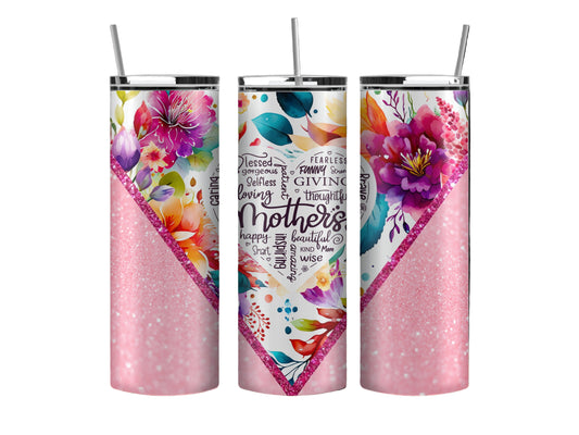 Pretty in pink Mother's Day 20 oz Inspired Tumbler