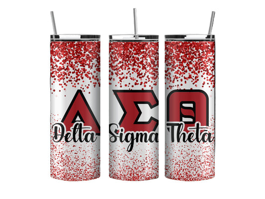 Delta Sigma Theta Sorority 20 oz Inspired Tumbler
