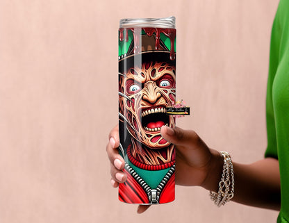 Freddy Krueger 20 oz Inspired Tumbler