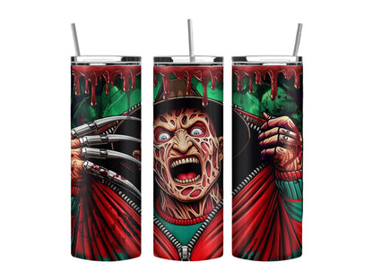 Freddy Krueger 20 oz Inspired Tumbler