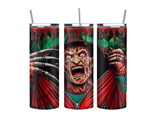 Freddy Krueger 20 oz Inspired Tumbler