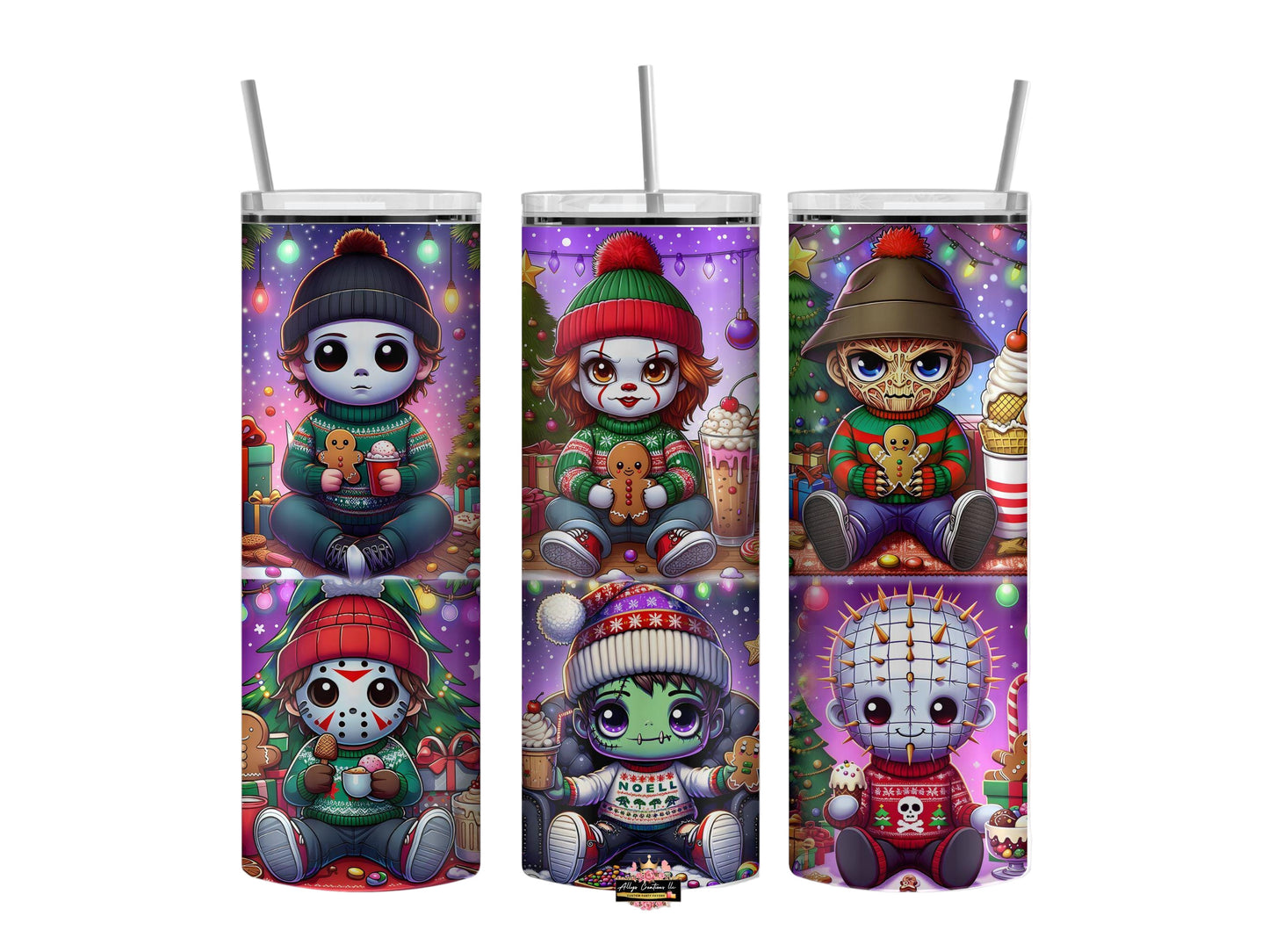 Scary Movie Kiddie Christmas 20 oz Inspired Tumbler