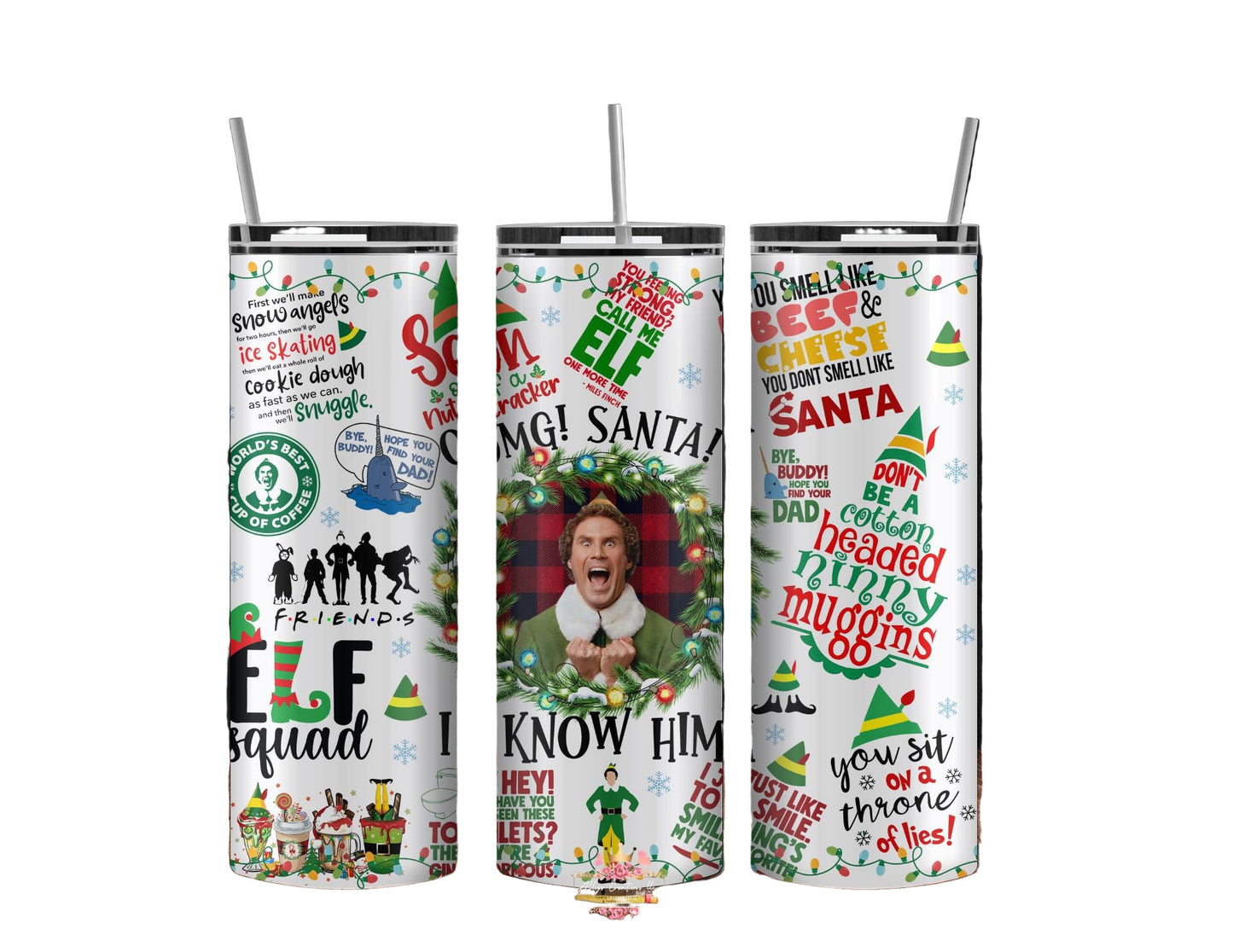 Buddy Elf 20 oz Inspired Tumbler