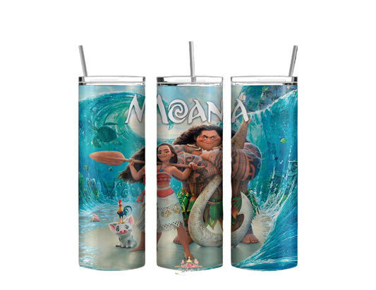 Moana Water warrior 20 oz Inspired Tumbler