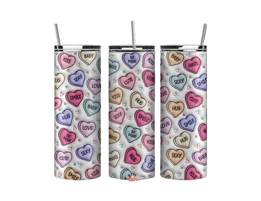 Valentines Day 20 oz Inspired Tumbler