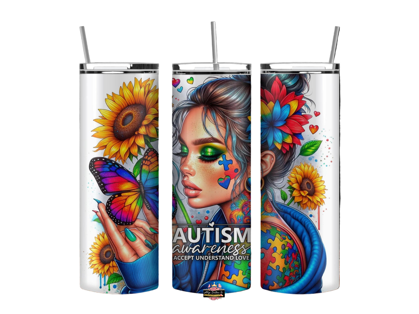 Autism Inspired 20 oz Tumbler